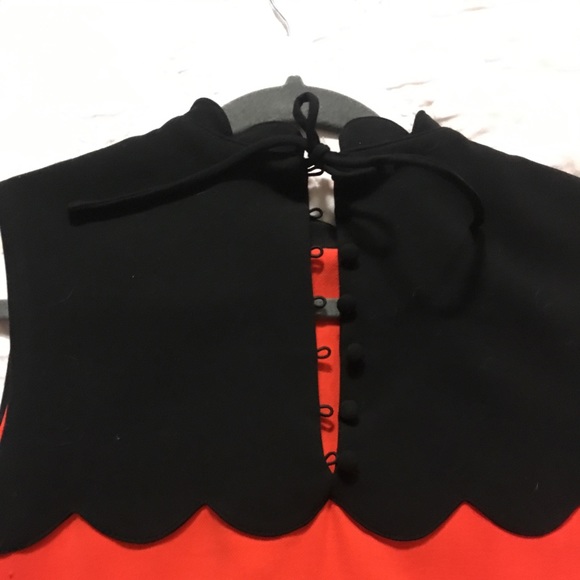 Orange and black dress - Picture 3 of 5